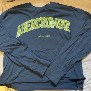 Abercrombie & Fitch Navy long sleeve